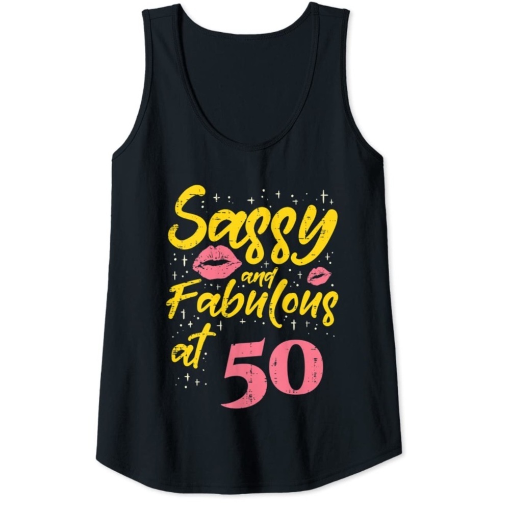 3/25 🟢 Womens Sassy Fabulous 50 Fifty Years Old 50th Birthday